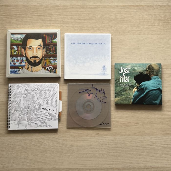 Coleção CDs Noiserv Autografados