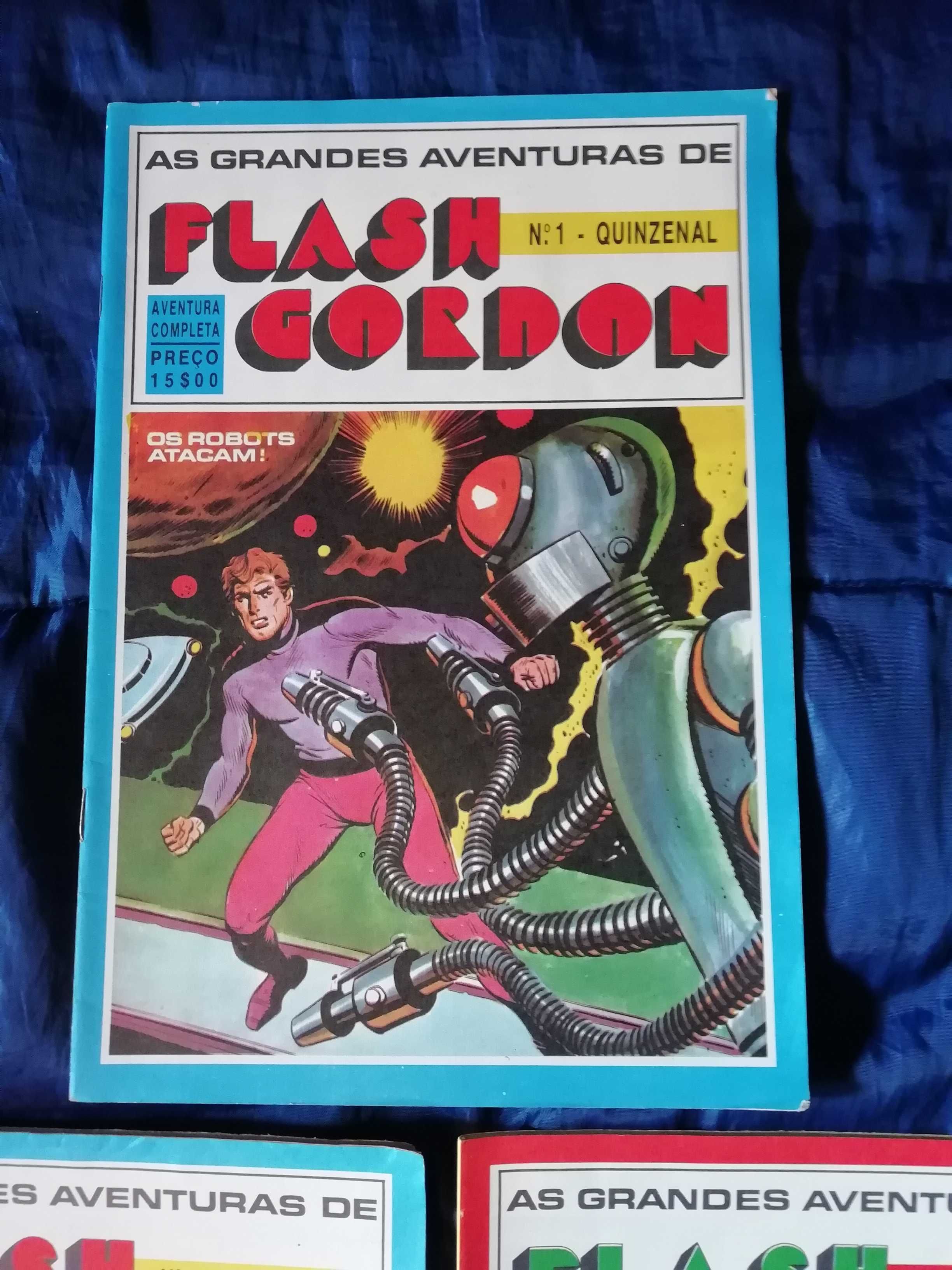 As Grandes aventuras de Flash Gordon 1978 - Nº1  e Nº 9, 10, 11 e 12