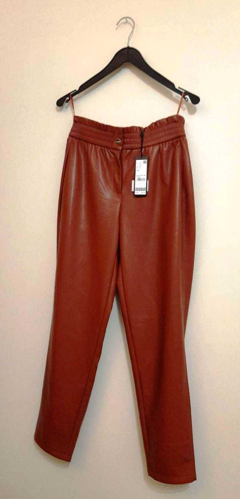 Nowe spodnie damskie – Comma, kolor brązowy