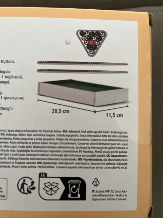 Mesa bilhar mini