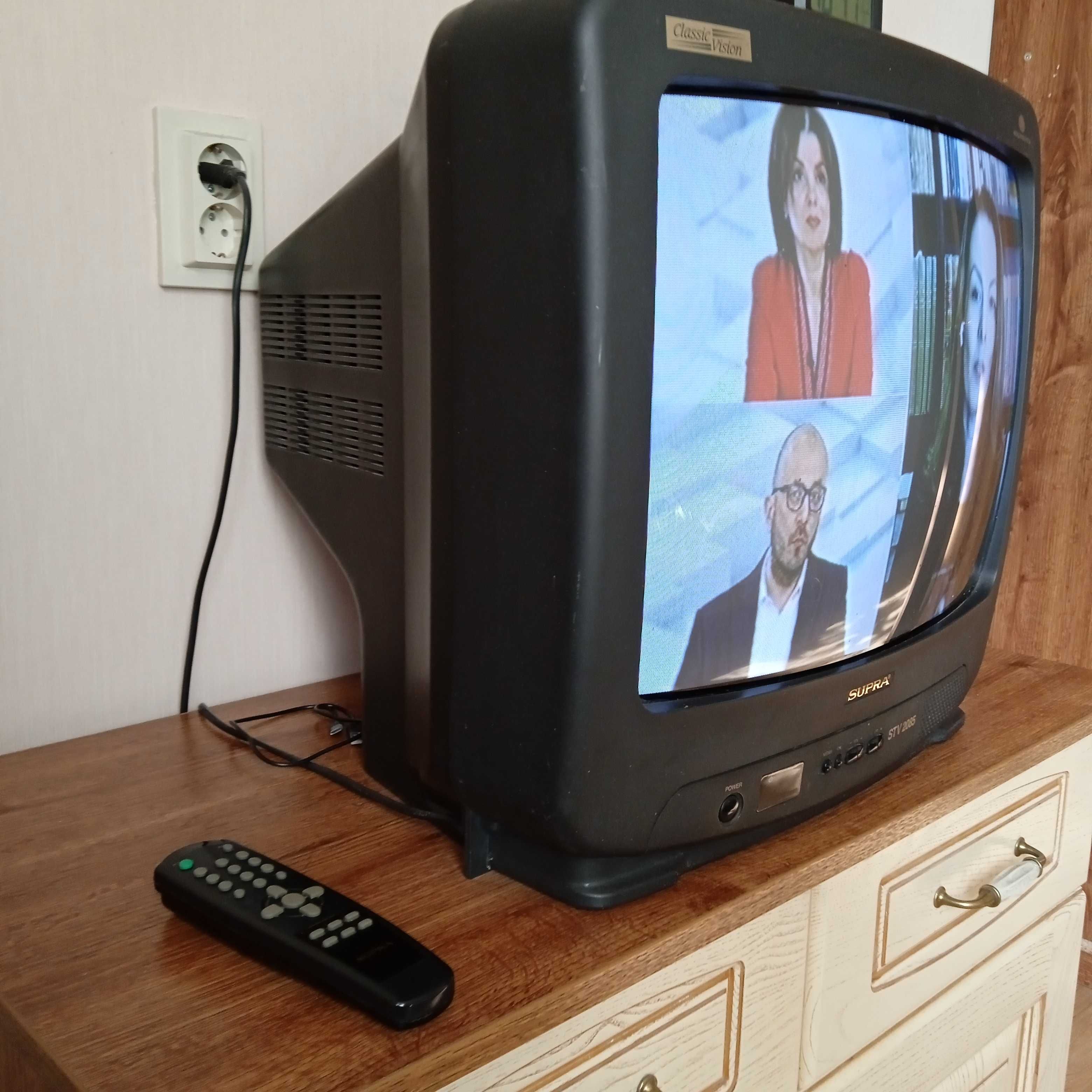 Продам працюючий телевізор Supra з пультом, 21 дюйм