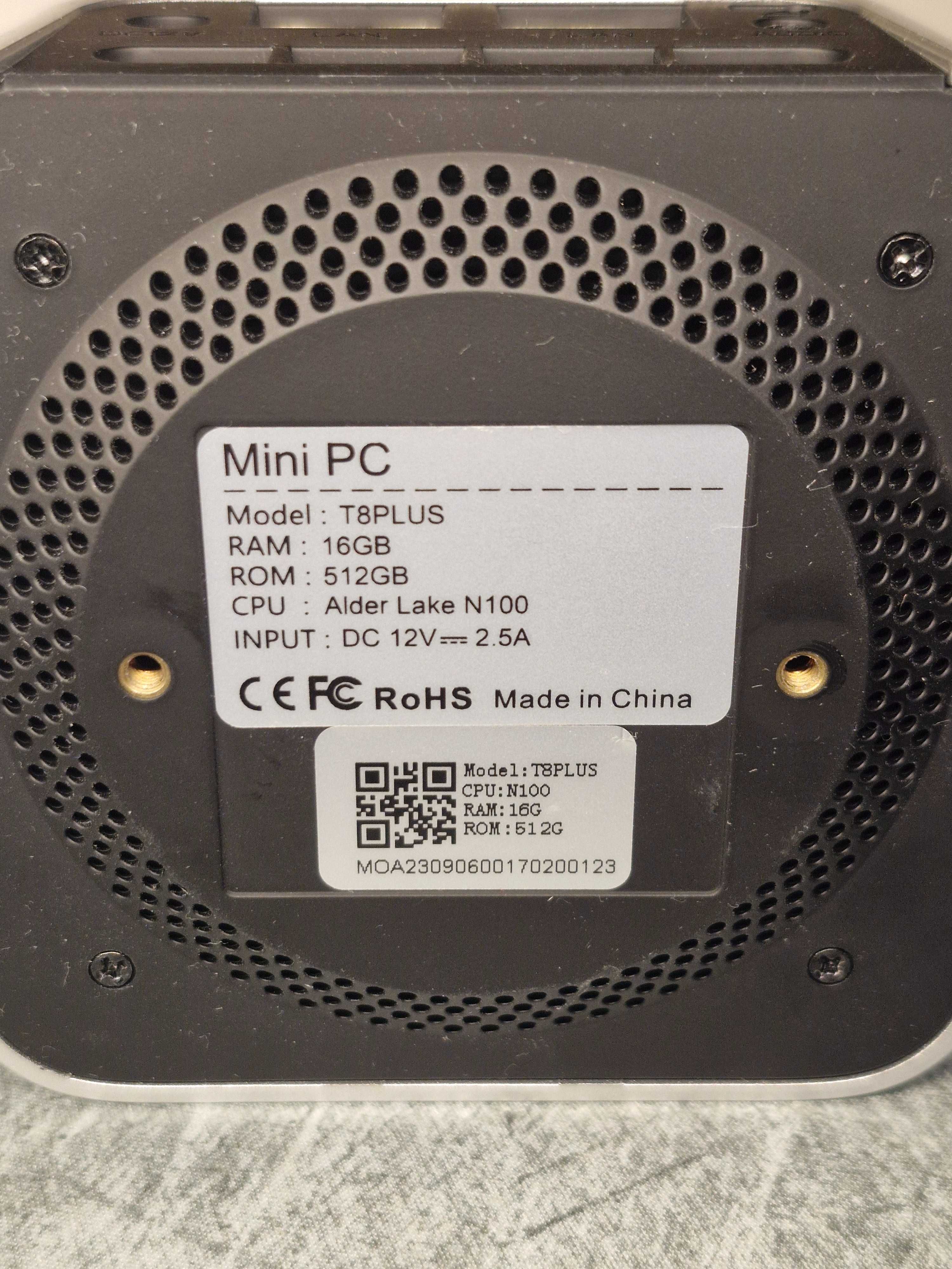 Mini PC FIREBAT T8 Pro Plus Intel N100 16GB DDR5 / 512GB Win11