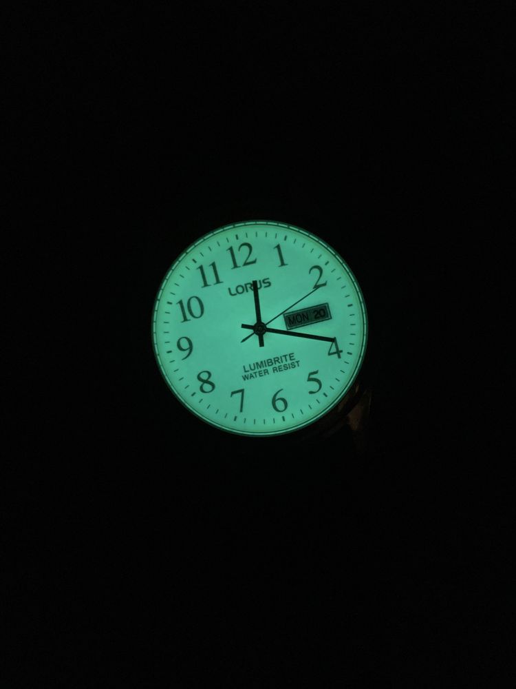 Lorus lumibrite - full lume