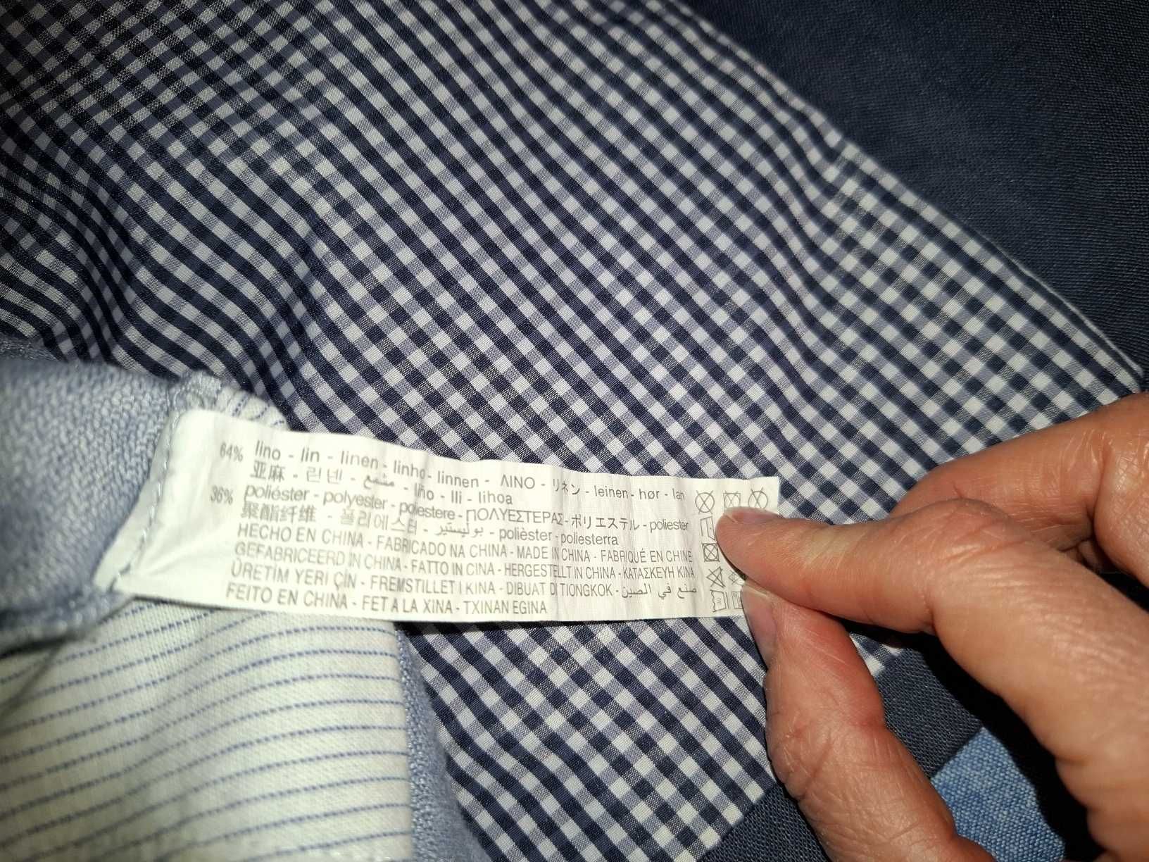 ZARA Abercrombie River Island  M&S len bawełna 164/170 garnitur