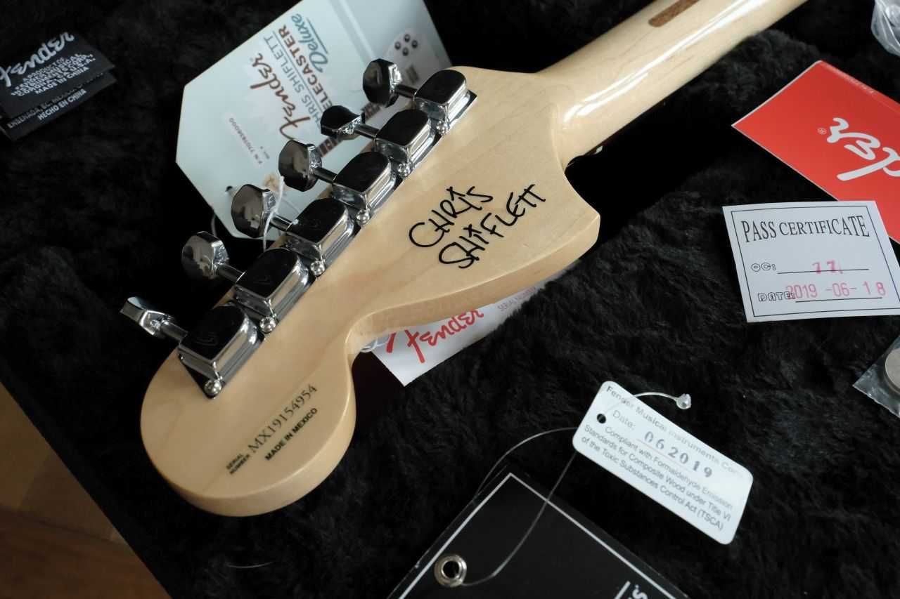 Fender Telecaster Deluxe Chris Shiflett FOO FIGHTERS - Shoreline Gold