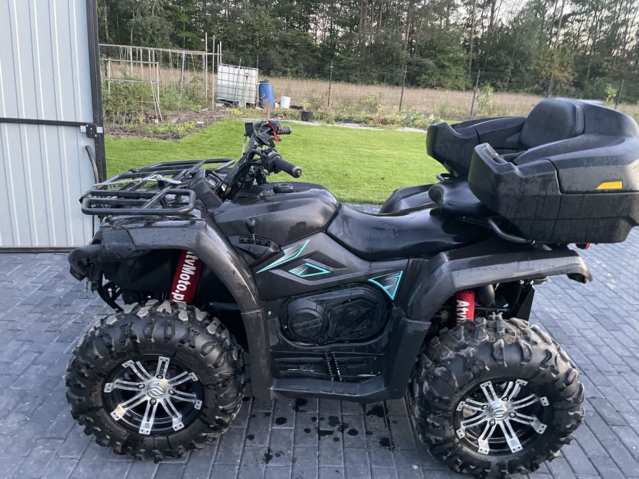 Quad cf moto 450 super stan łycha - pług gratis