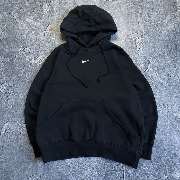 Спортивний оверсайз костюм від nike зі свіжих колекцій , чорний найк