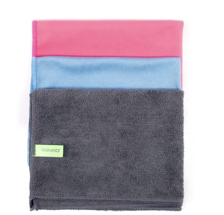 Набір ганчірок з мікрофібри Winso (3шт)