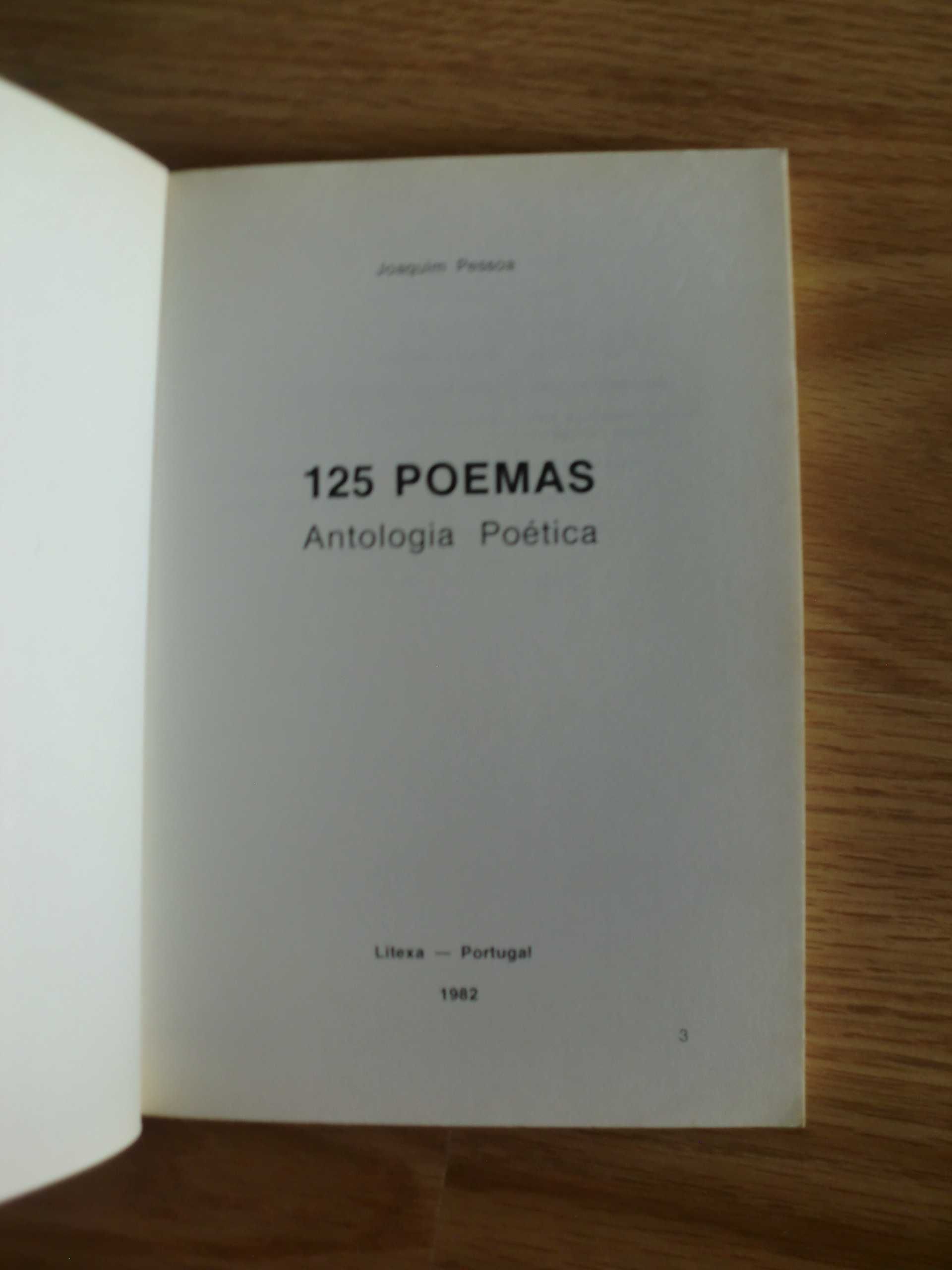 125 Poemas - Antologia Poética
de Joaquim Pessoa