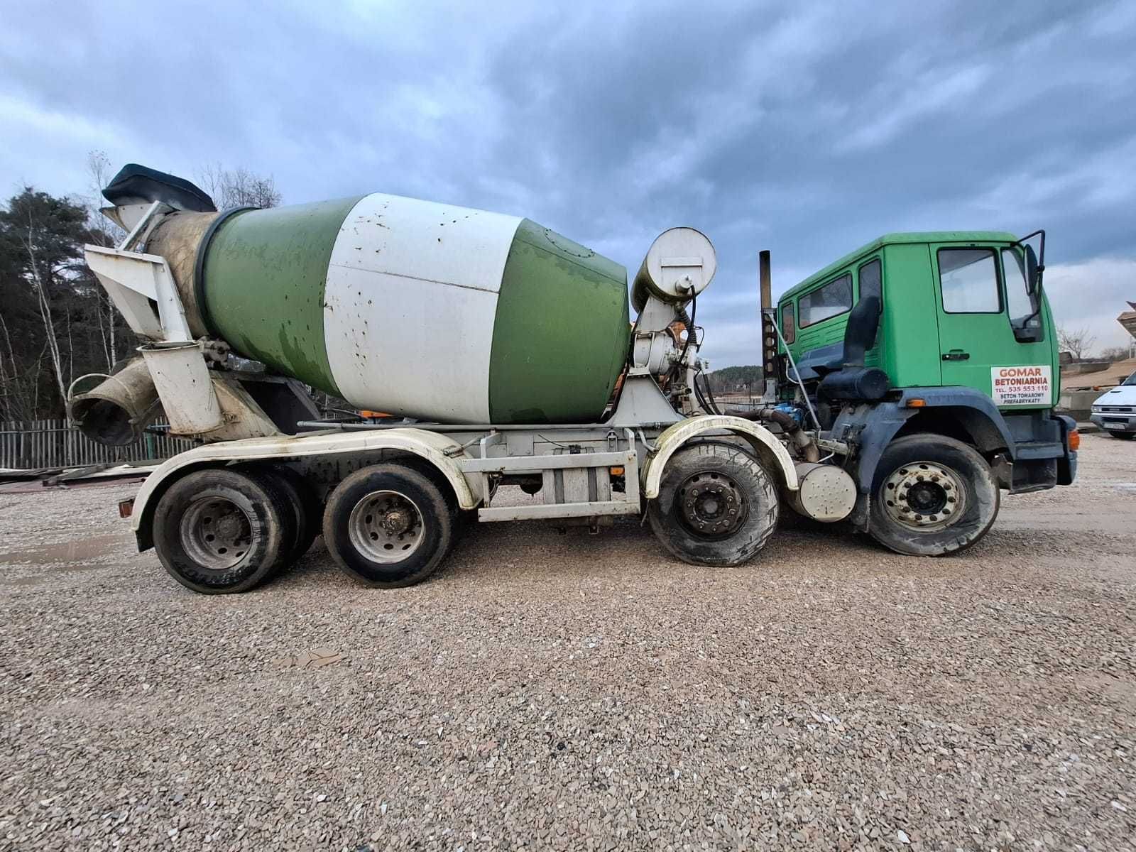Betonomieszarka ERF ES8 8m3 8x4 Gruszka do betonu, możliwa zamiana