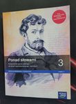 Sprzedam podręcznik “Ponad słowami 3” - zakres pods. i rozsz. Nowa Era