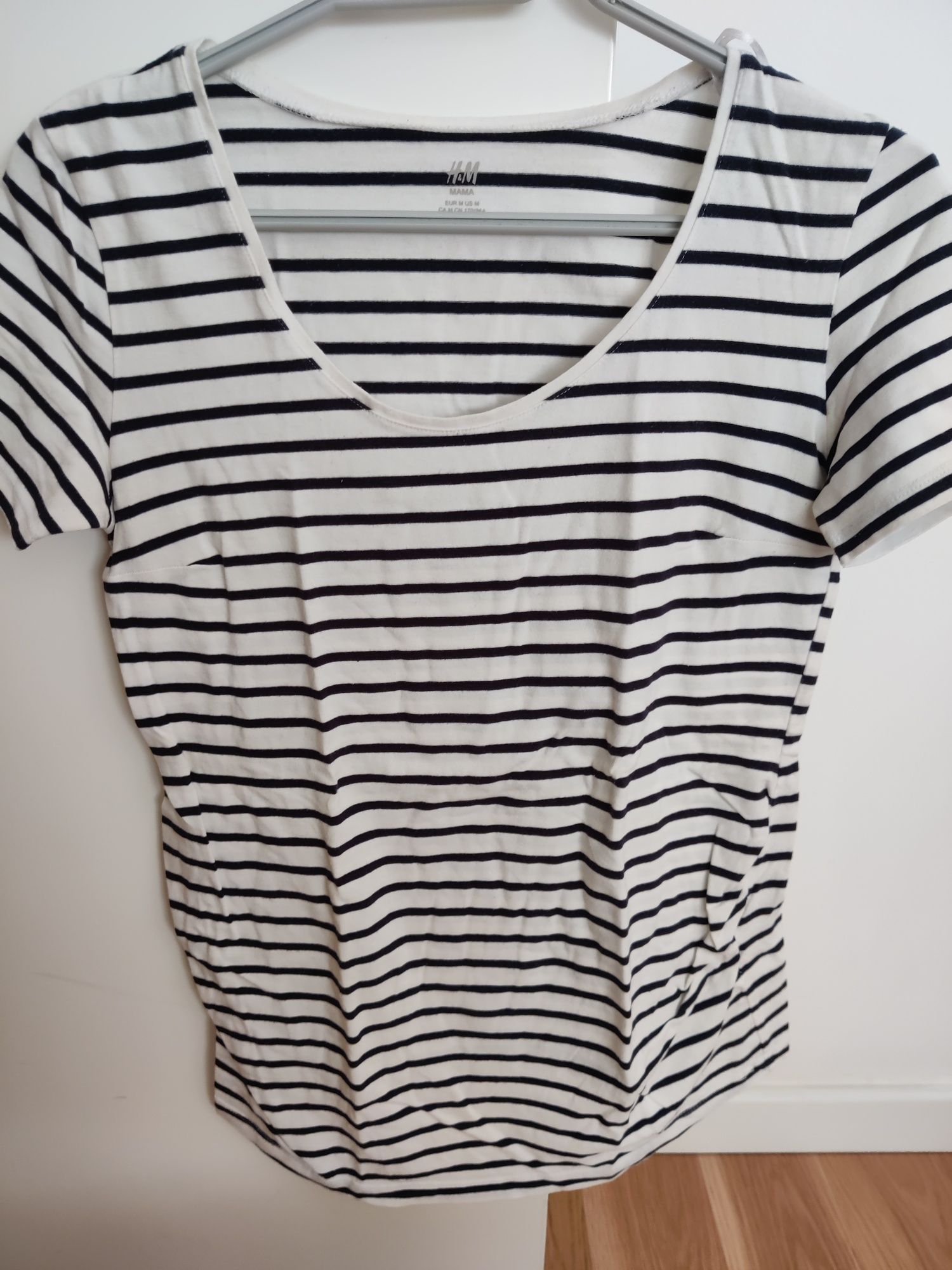 T-shirt manga curta, Nova, maternidade, H&M, 40