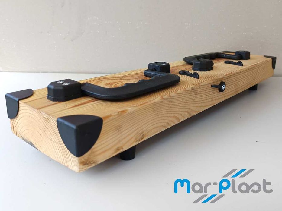 Narożnik do koszy transportowych, stopka, zmykanie, zapinka