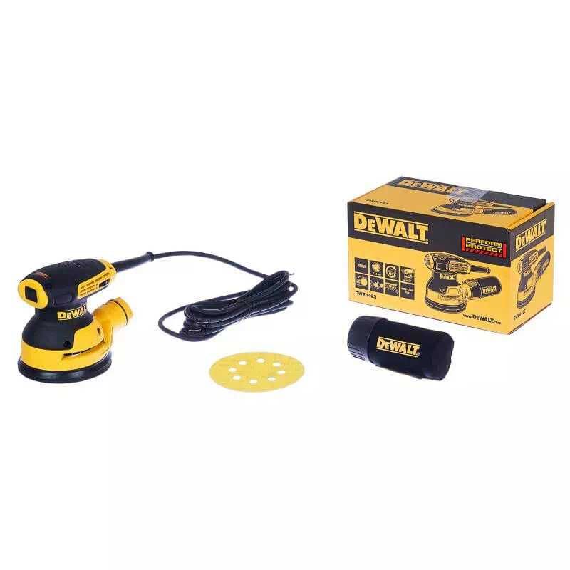 Шлифмашина эксцентриковая сетевая DeWALT DWE6423/Mexico/рег.об/офиц/г3