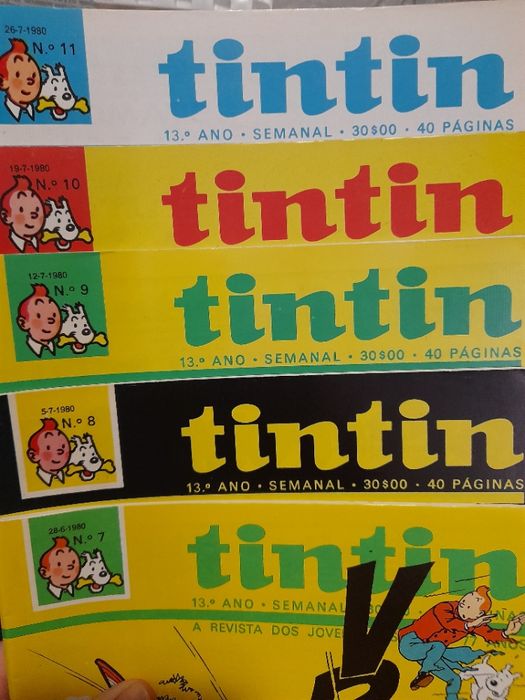 Tintin e Spirou fascículos vários-décadas 80/90 (+300 disponíveis)