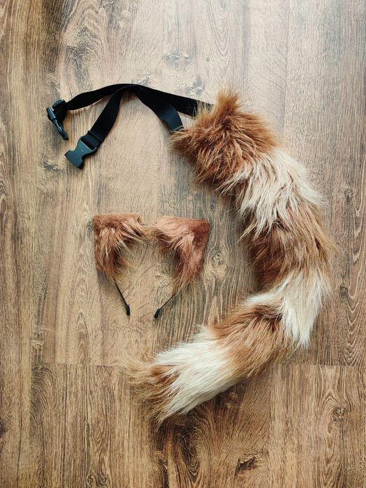 Хвост ушки чокер кошки