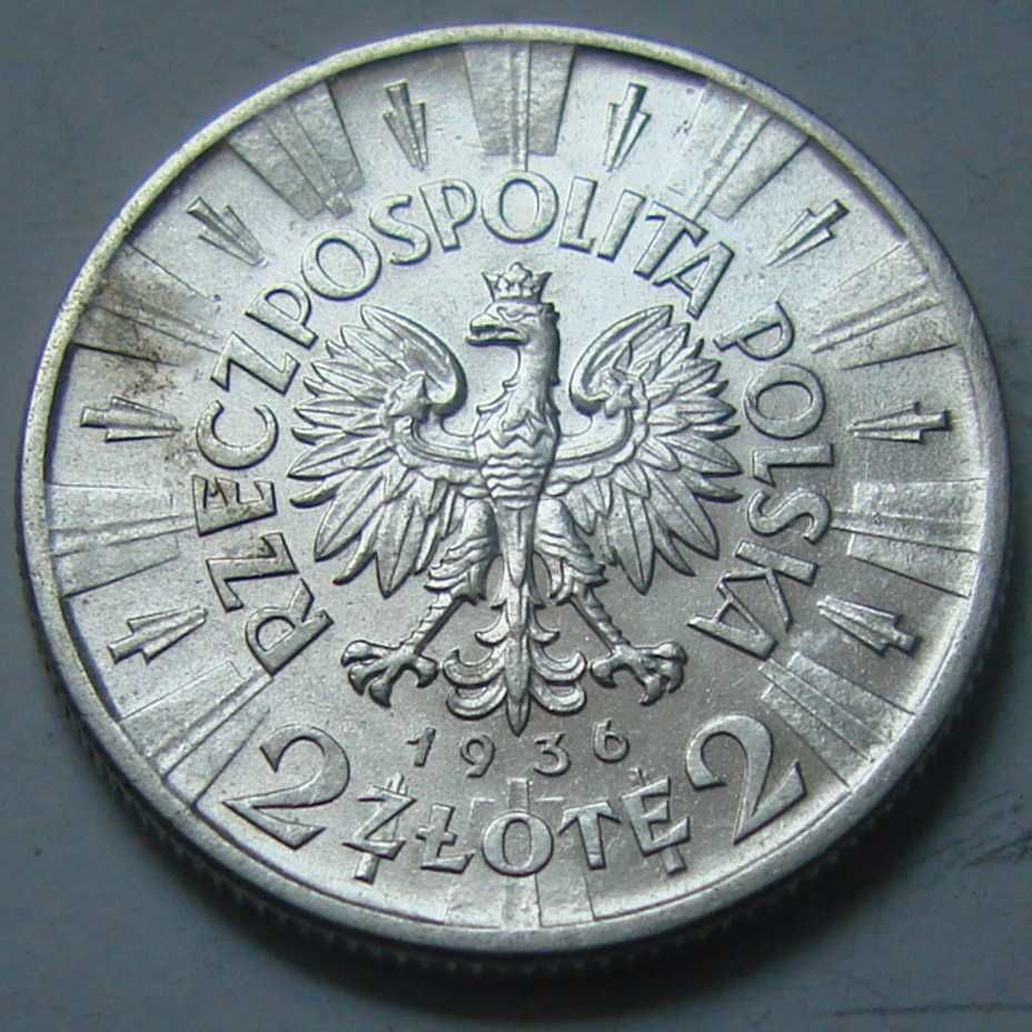2 zł. 1036 r. Piłsudski. WYŚMIENITY!!!