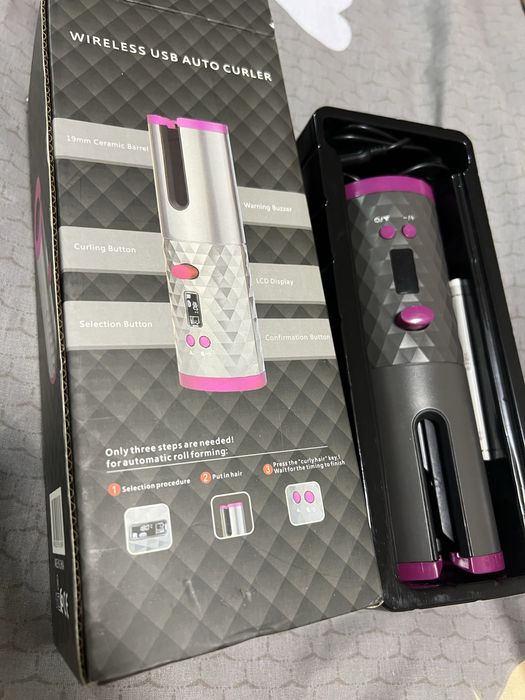 Плойка на акумуляторі яка сама накручує