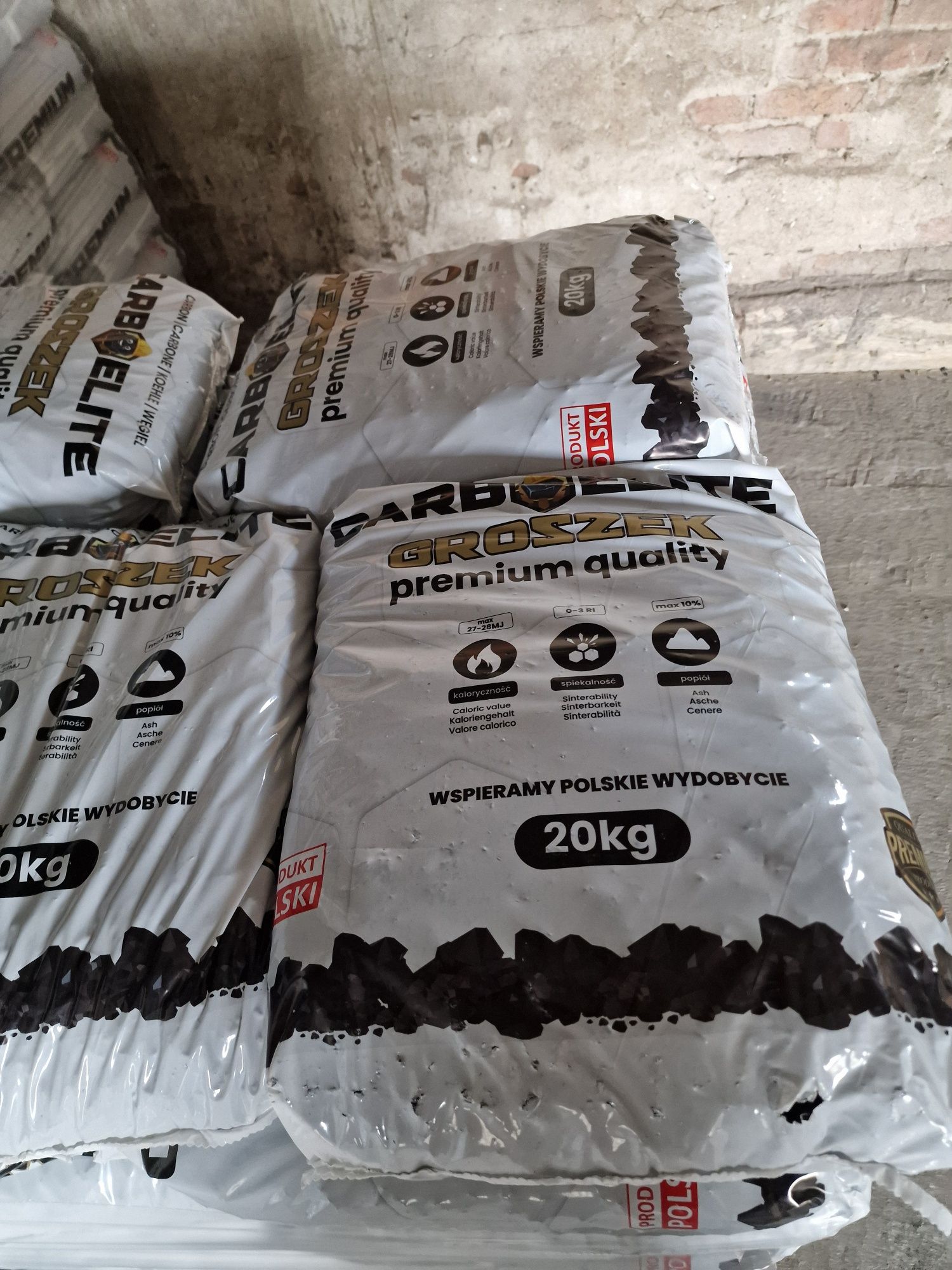 Ekogroszek Carboelite Premium 28MJ Promocja Transport Gratis