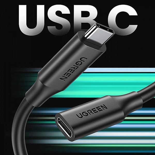 Kabel Ugreen 10387 Usb-c - Usb-c Pd Qc 4k 60Hz 100w 5a 10Gb/s 1m - cza