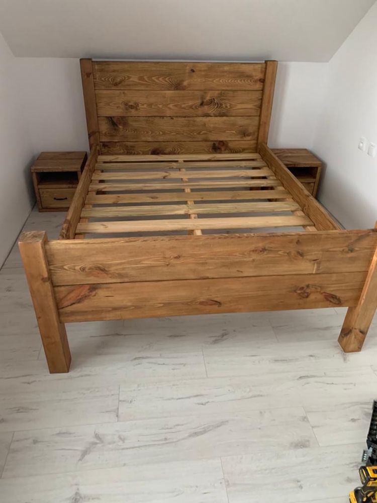 Meble w stylu rustykalnym lite drewno