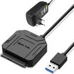 Adapter Dysków SATA 2,5 3,5 USB 3.0 przejściówka zasilacz