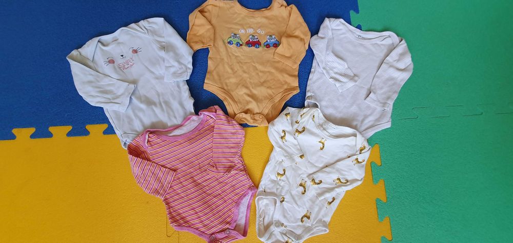 Дитячі боді з довгим рукавом (0-3міс), 30 грн/ річ