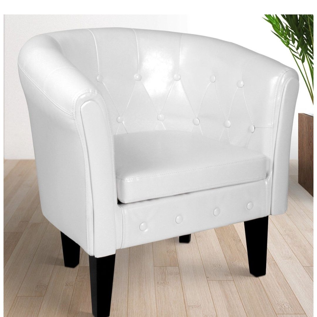 Fotel Miadomodo Chesterfield - w zestawie Hocker - Fotel relaksacyjny