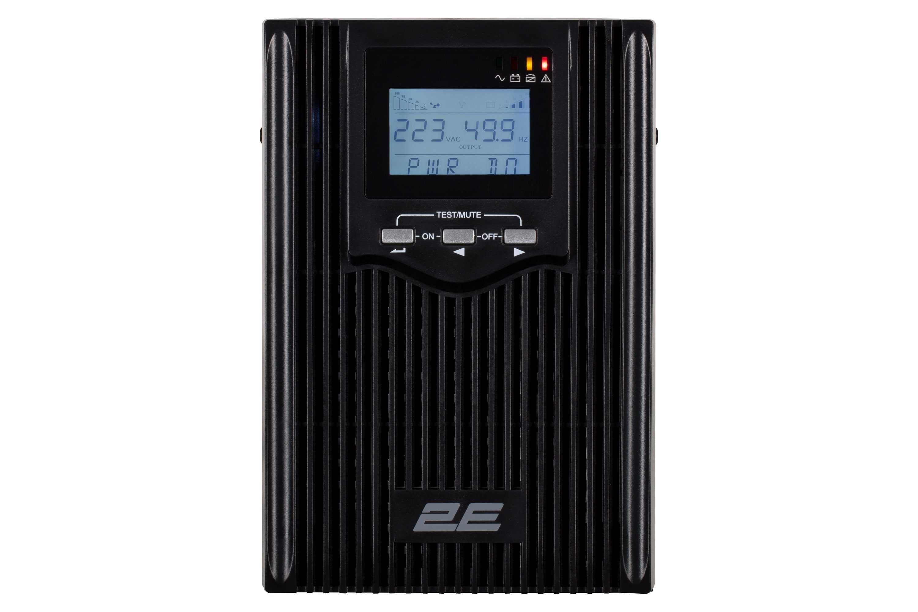 ИБП 2E PS2000L, 2000VA/1600W, на внешние АКБ 4*12В, 2xSchuko+1xC13