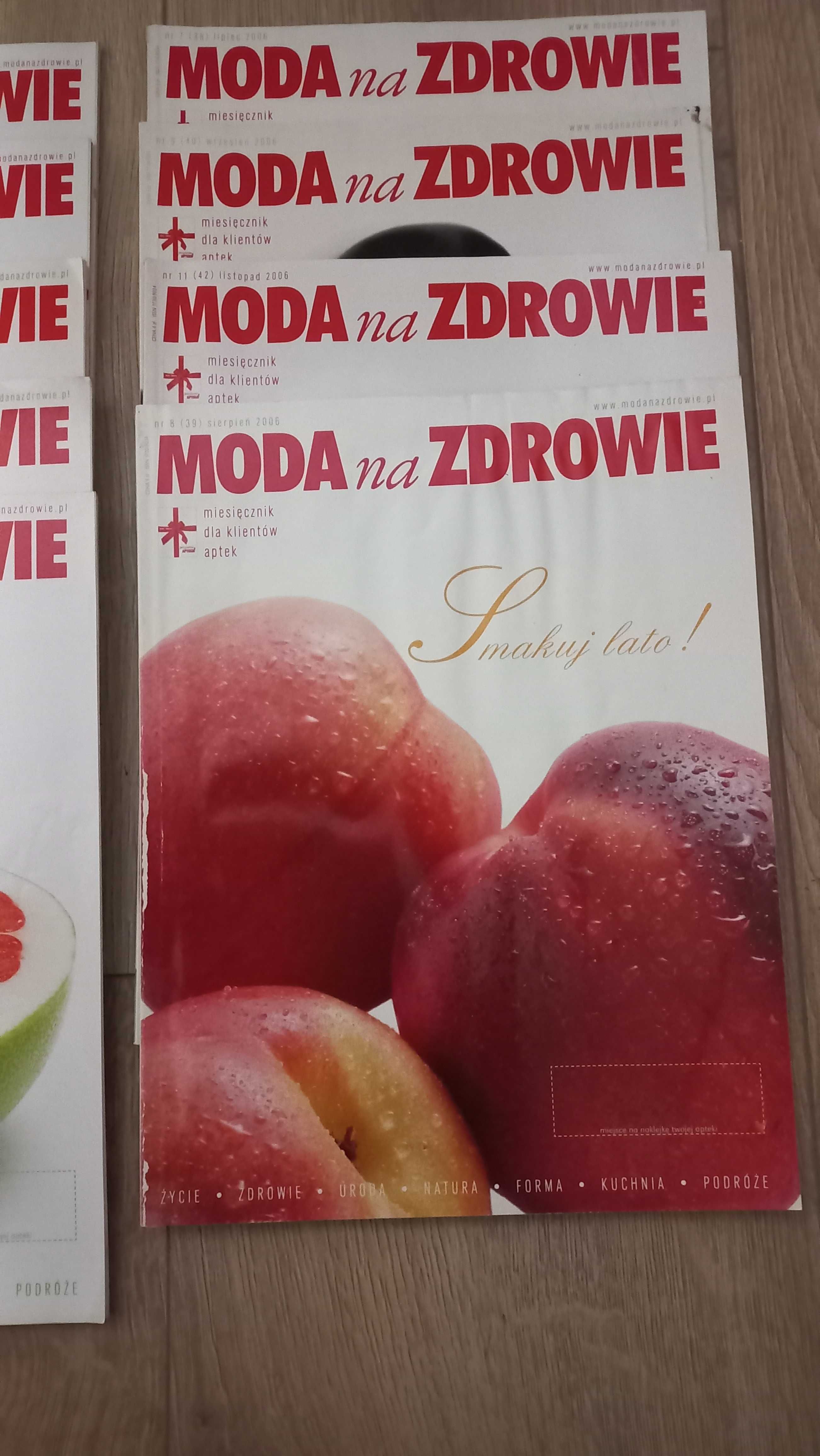 "Moda na zdrowie" - zestaw 13 numerów czasopisma o zdrowiu