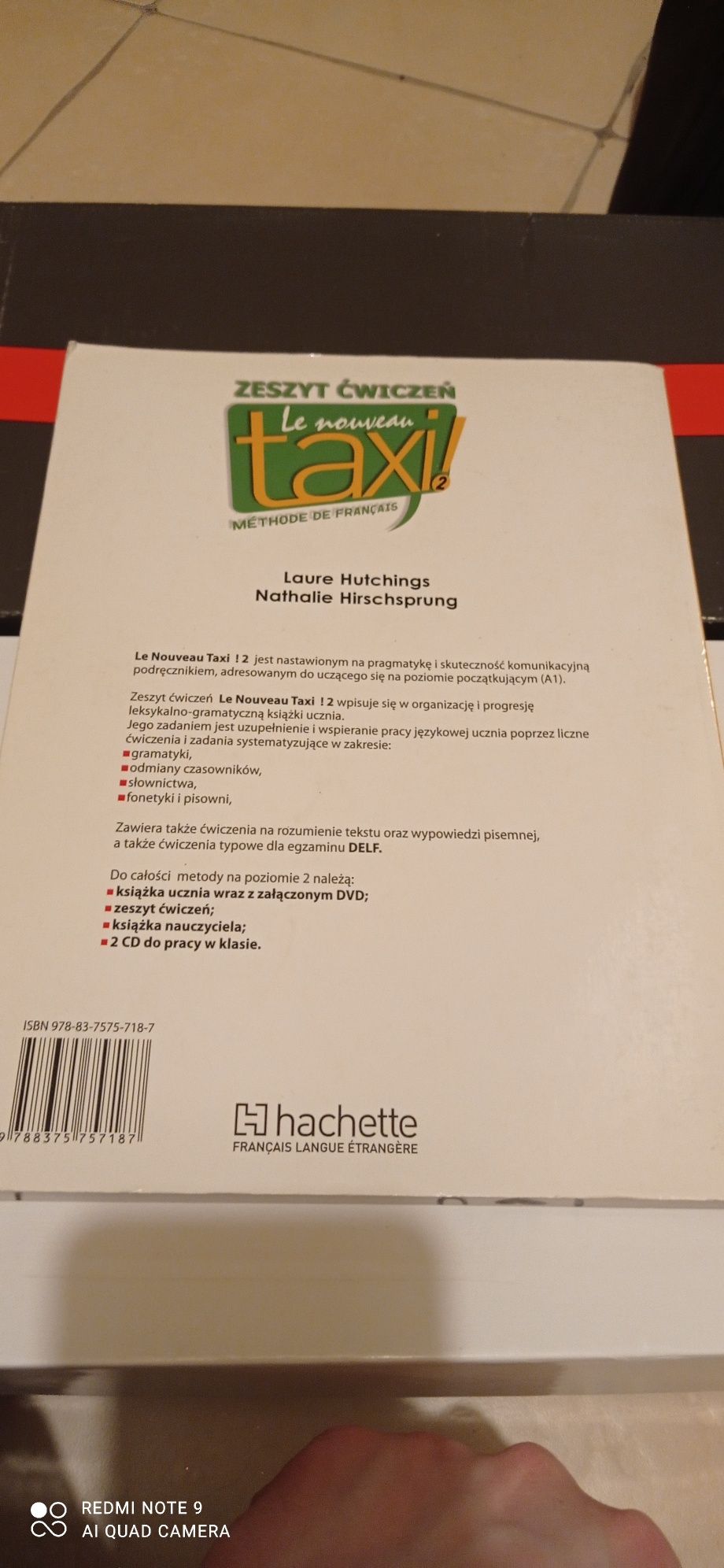 Zeszyt ćwiczeń ćwiczenia do języka francuskiego le nouveau Taxi 2