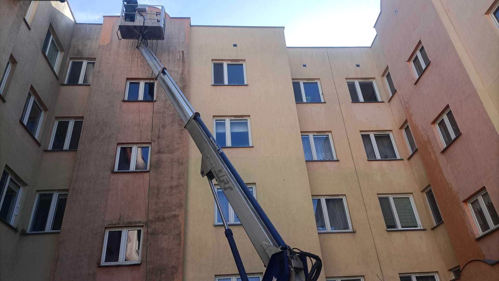 Wynajem podnośnika koszowego zwyżka