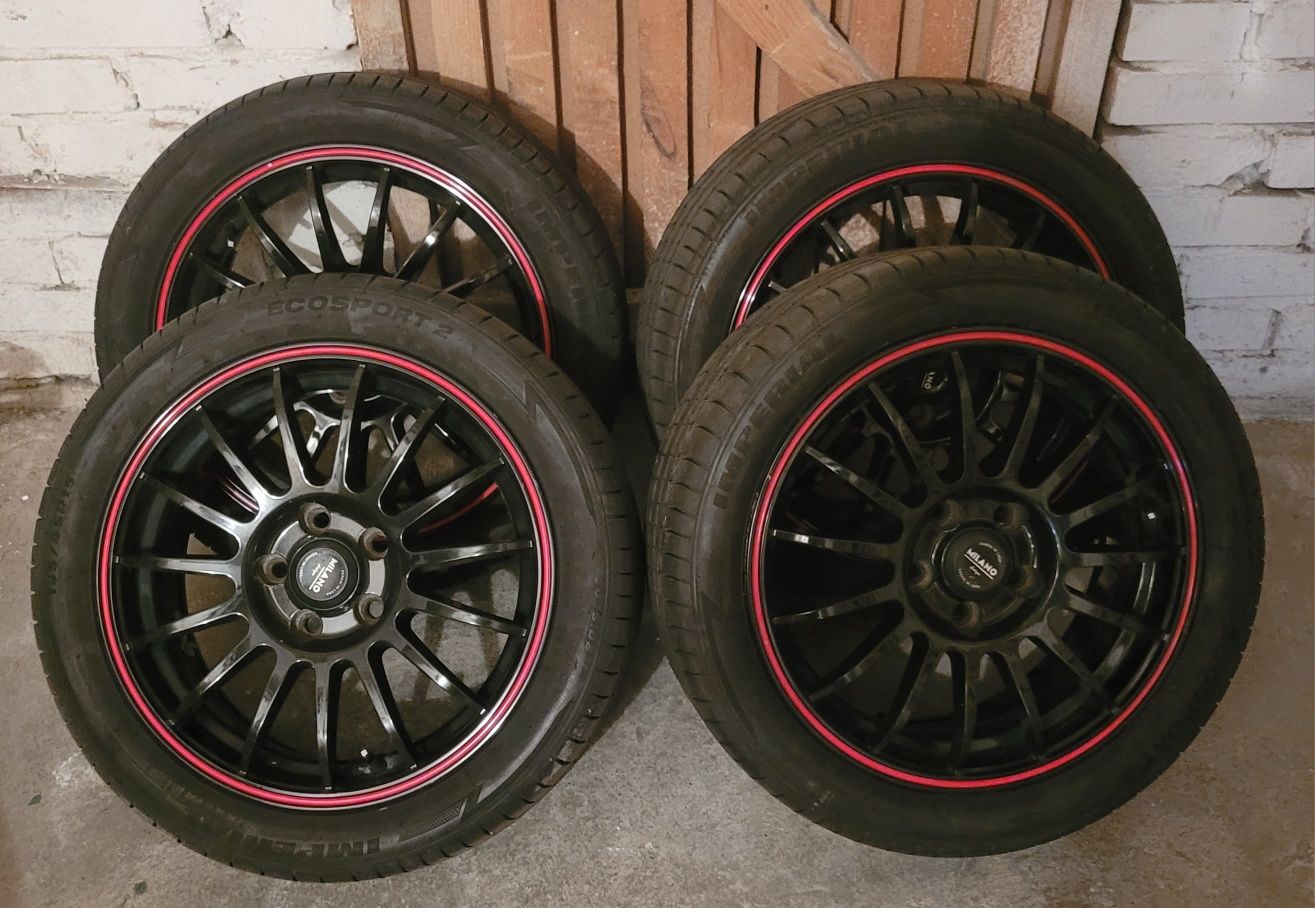 Felgi aluminiowe R15 6J ET40 + opony 195/45 R15