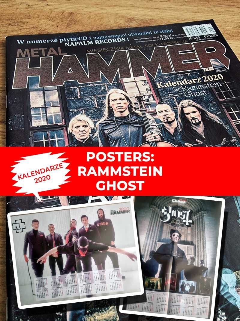 Metal Hammer 1/2020 - Apocalyptica, plakaty Rammstein i Ghost