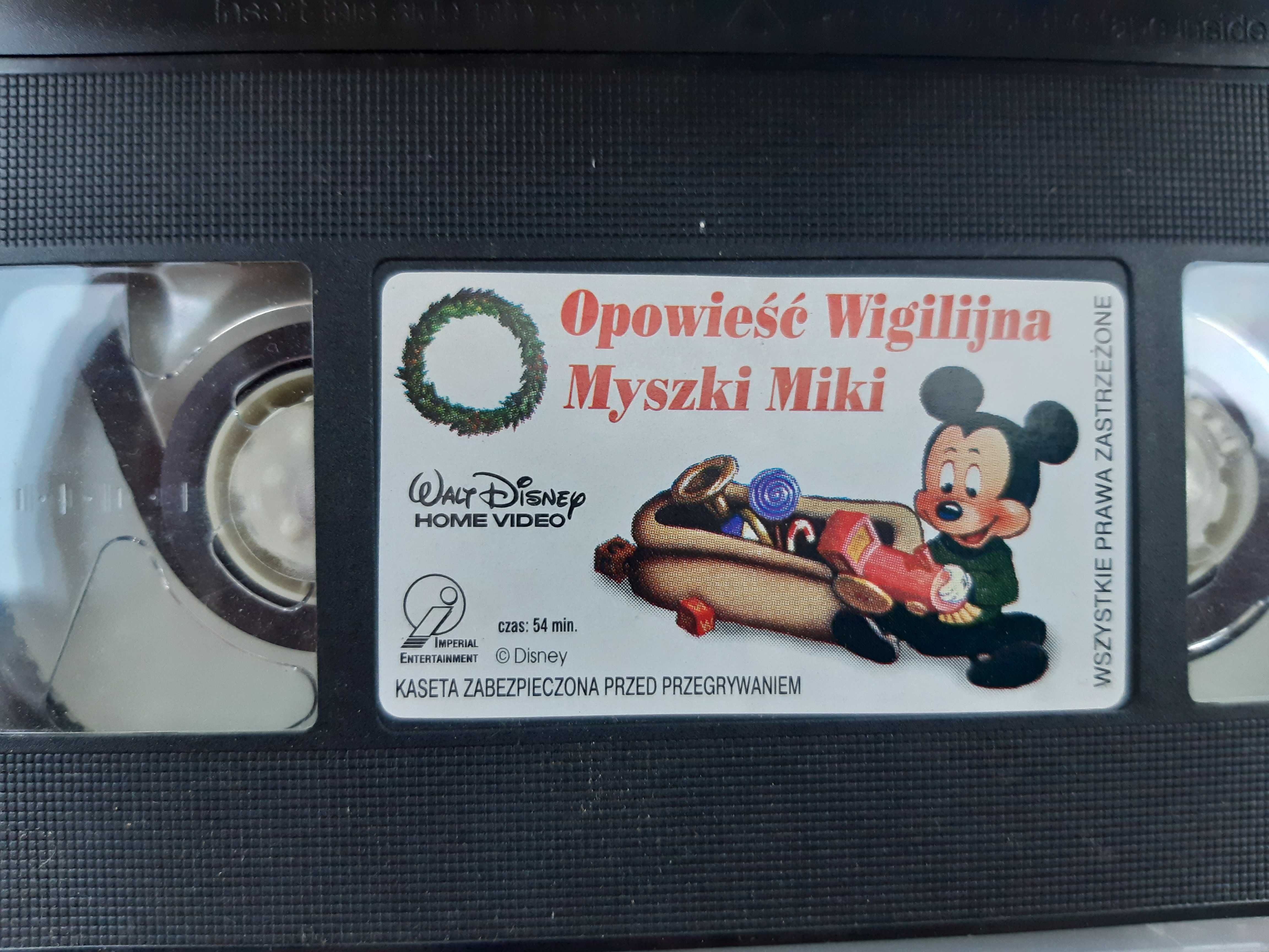 Opowieść Wigilijna Myszki Miki. Kaseta VHS. Bezpieczna wysyłka.