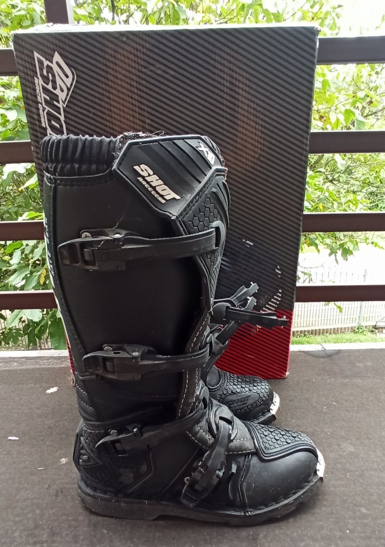 Buty motocyklowe SHOT  X10  zbroja motocyklowa	 cross quad enduro