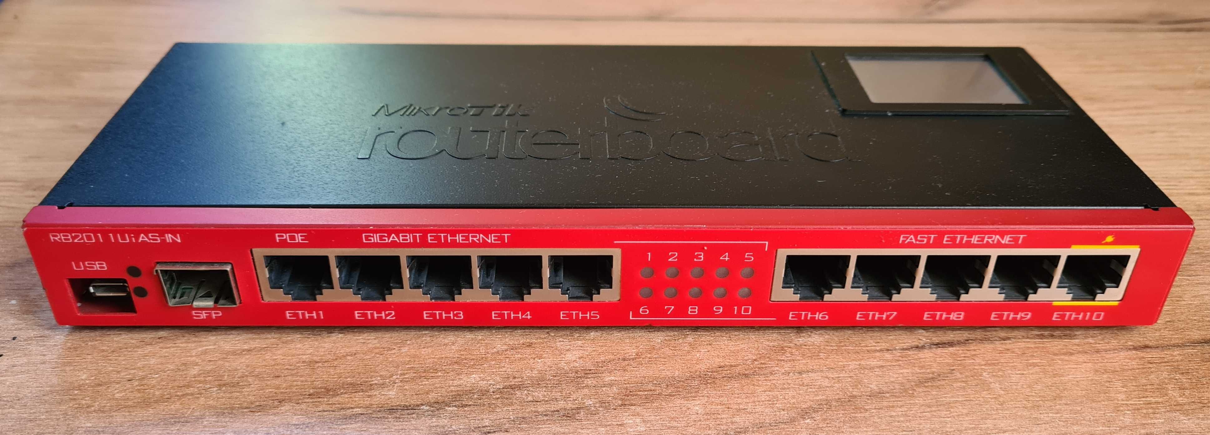 Гігабітний маршрутизатор, роутер з WI-FI Mikrotik RB2011UiAS-IN