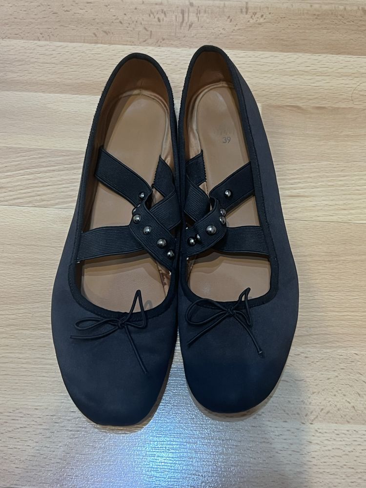 Buty balerinki czarne