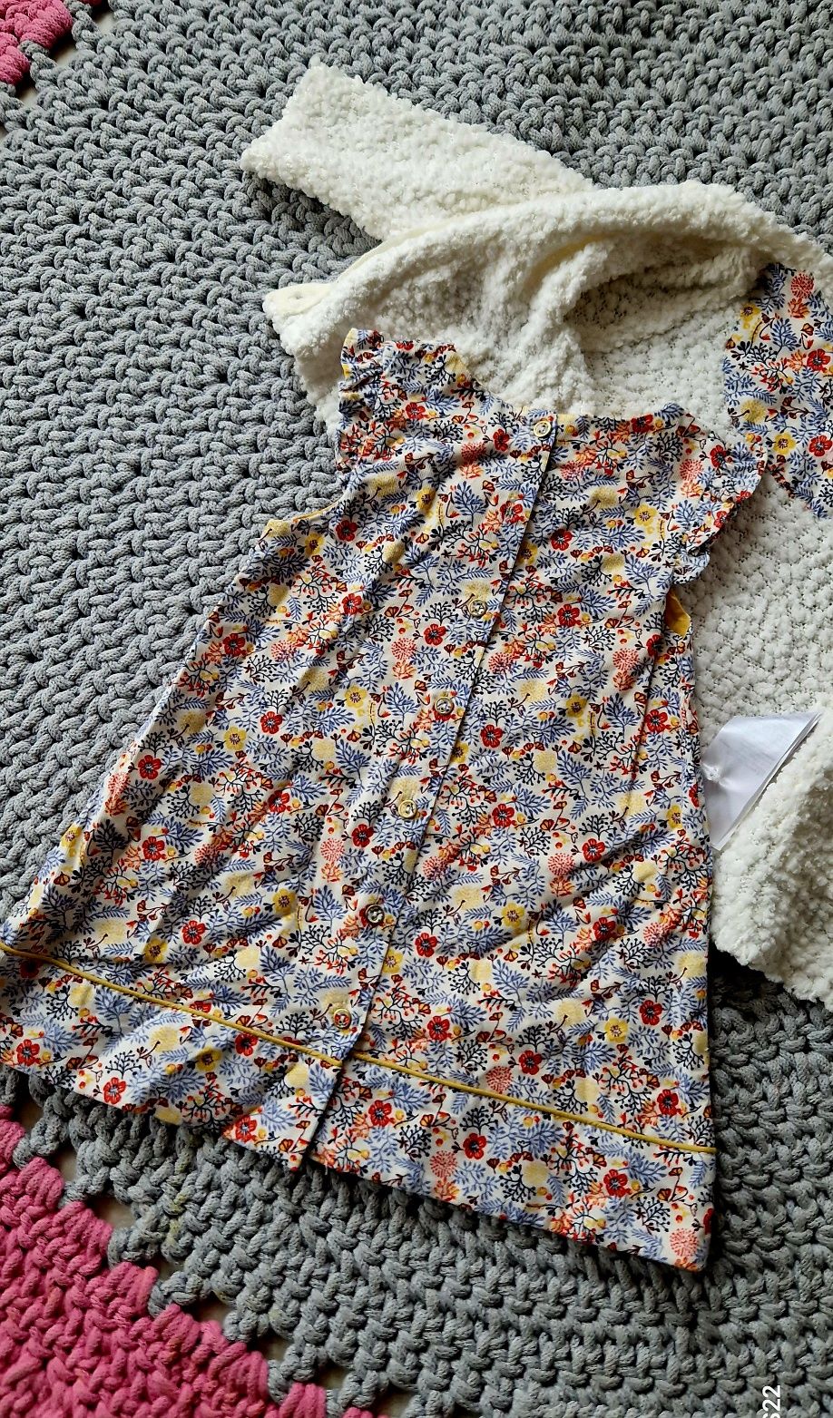 owy Sergent Mayor komplet sukienka sweter r.86