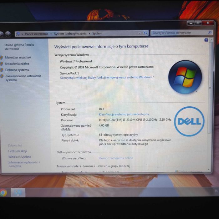 Laptop DELL VOSTRO 3550 Intel Core i3 2310M 4GB Ram  320Gb HDD