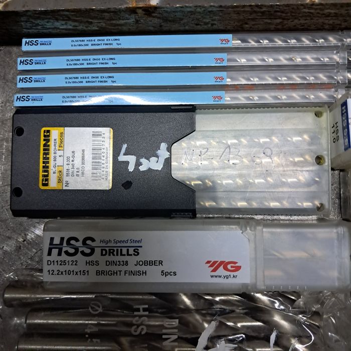 Wiertła do metalu nowe hss