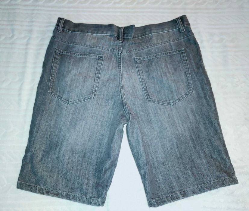 DENIM CO spodenki Jeans męskie szare jak NOWE roz ok XL W 36