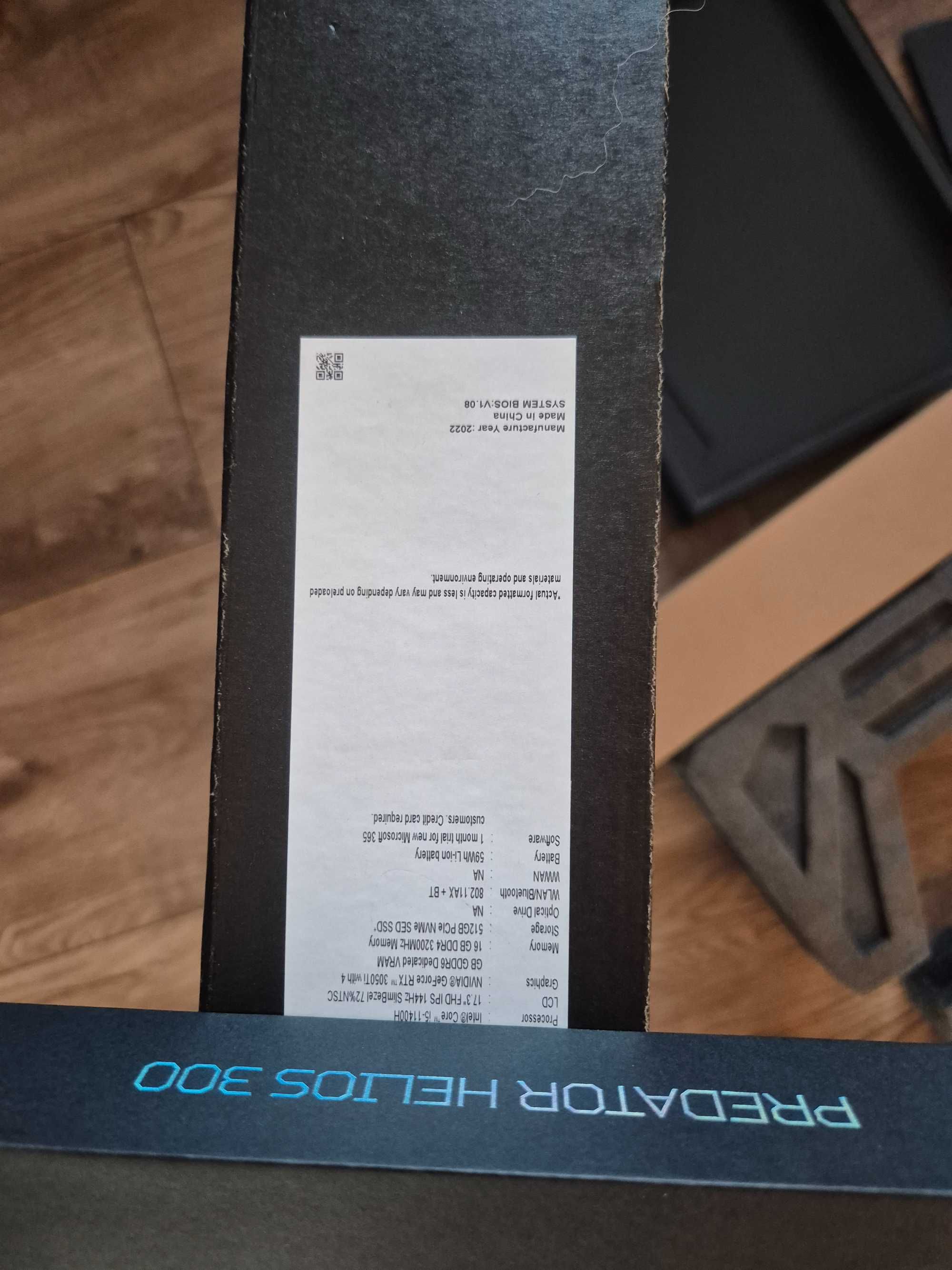 JAK NOWY ACER PREDATOR helios 300 17'okazja 3050ti i5 gamingowy laptop