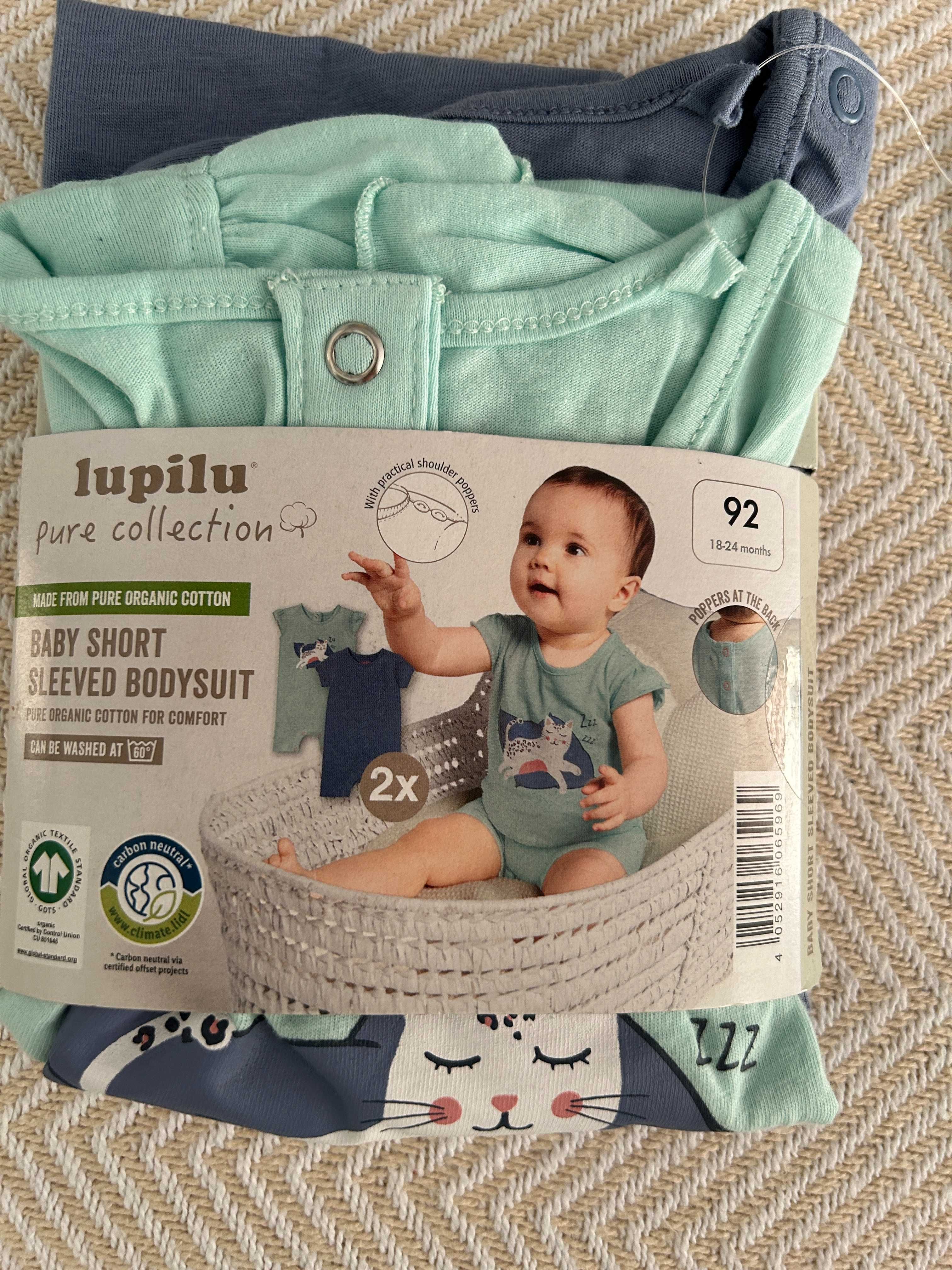 NOWE rampersy (piżama niemowlęce) Lupilu 2-pak 92 cm