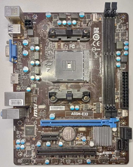 Материнська плата msi a55m e33