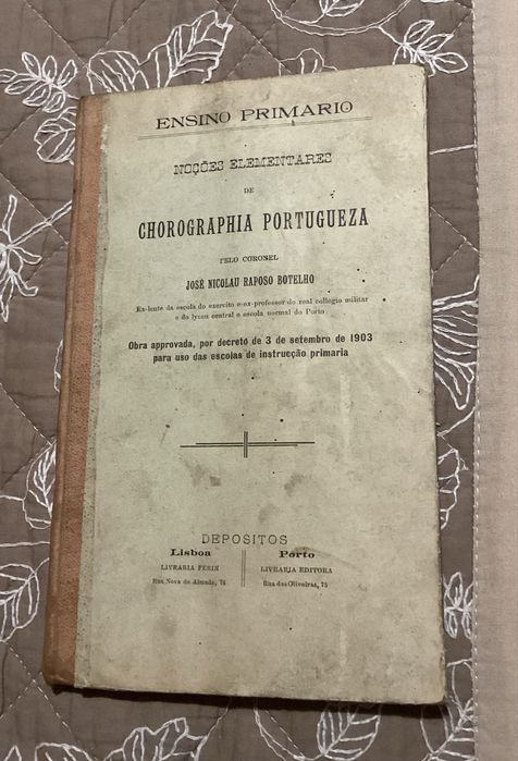 Noções Elementares Geografia 1903 Livro Escolar Primária