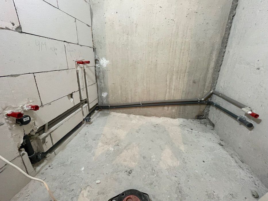 Замена Труб, Стояков, Канализации, Разводка в квартире - Одесса