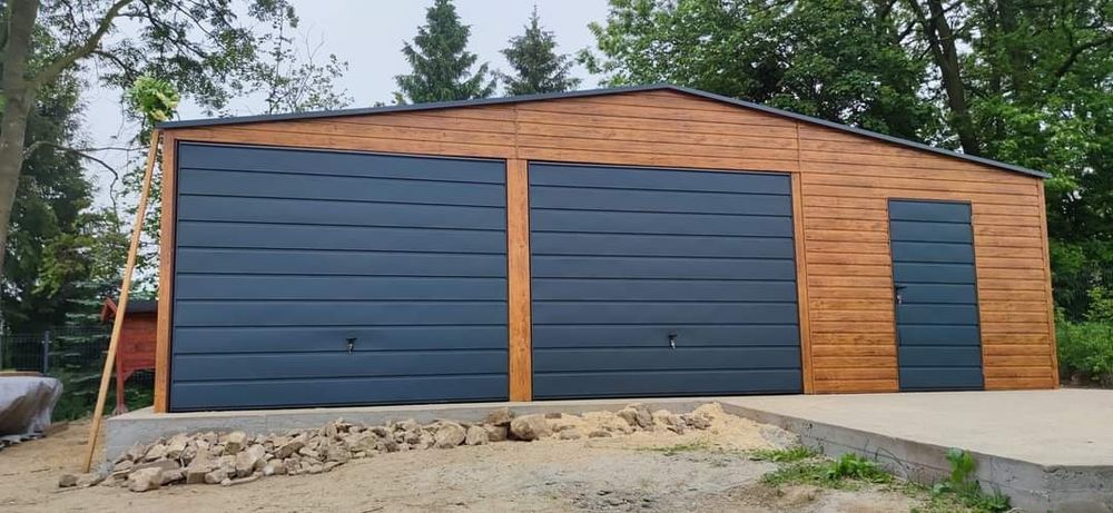 Nowoczesny Garaż 9x6 garaż blaszany