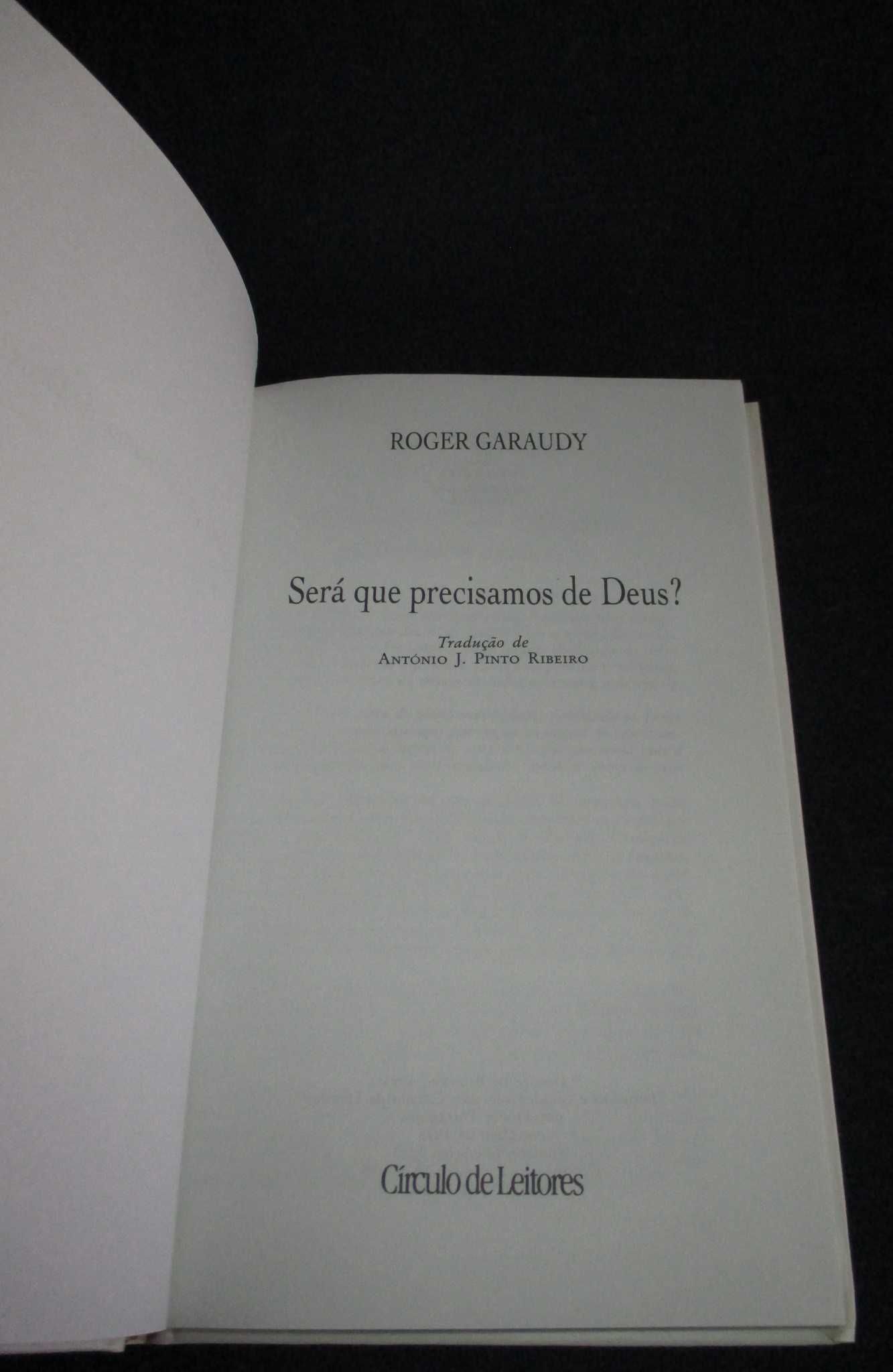 Livro Será que precisamos de Deus? Roger Garaudy