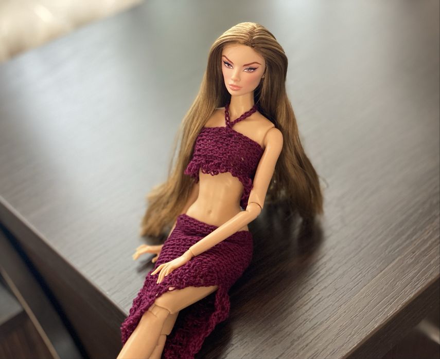 Лялька шарнірна по типу Integrity toys, Mizi та одяг ручної роботи